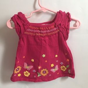 Molly’s closet pink flower & butterfly T-shirt